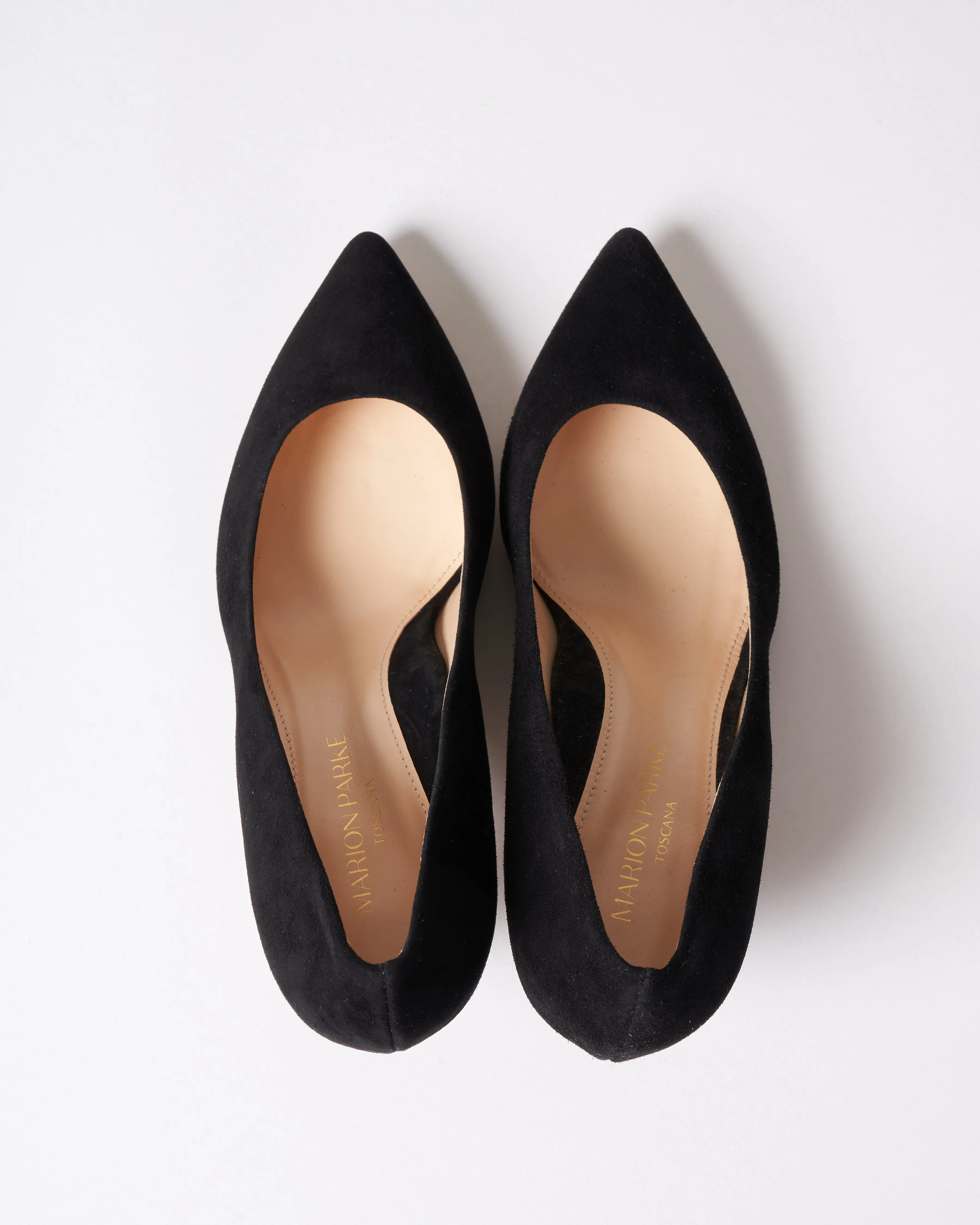 must have suede kitten heel - black