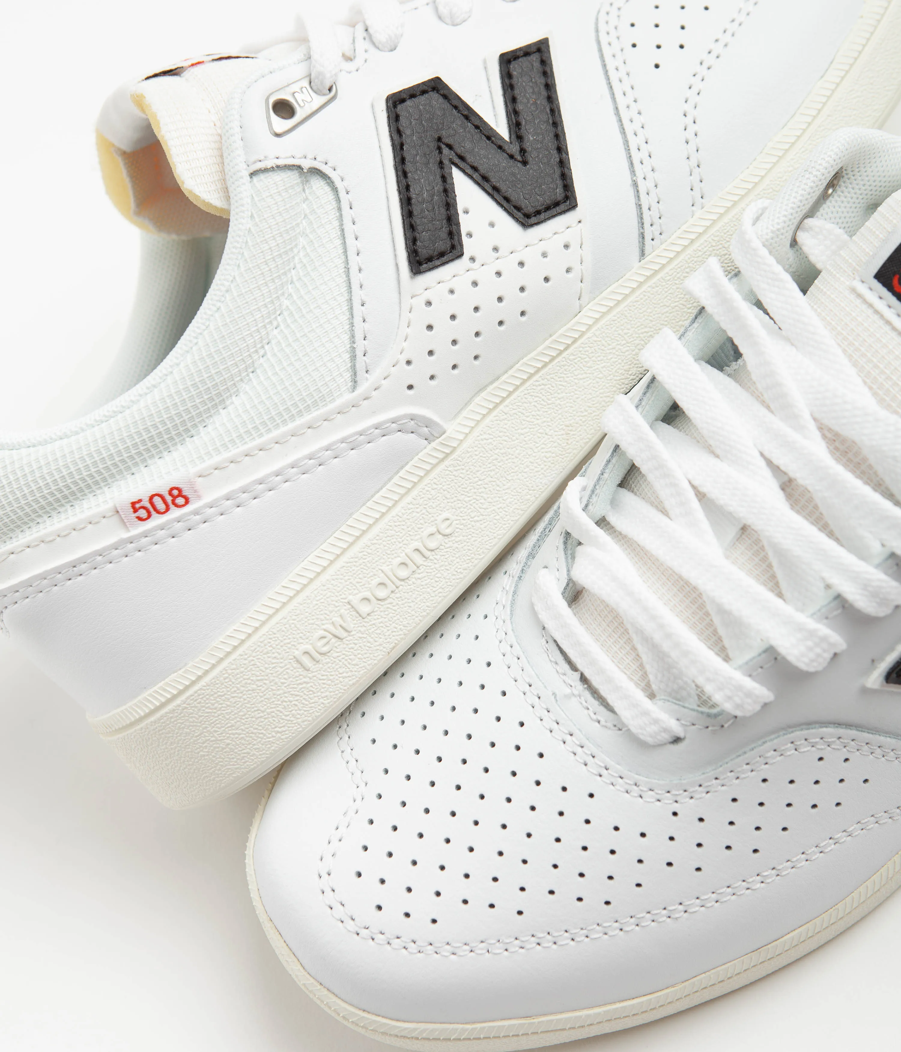 New Balance Numeric 508 Brandon Westgate Shoes - White / Black