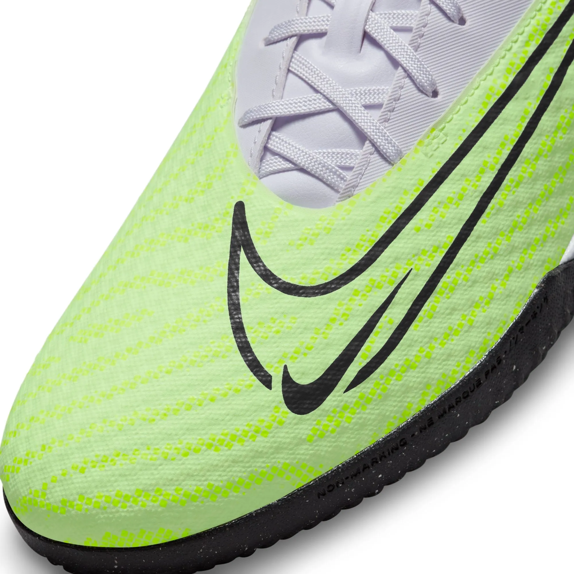 Nike Phantom GX Academy IC Indoor Soccer Shoes - BarelyVolt/Grey/Grape