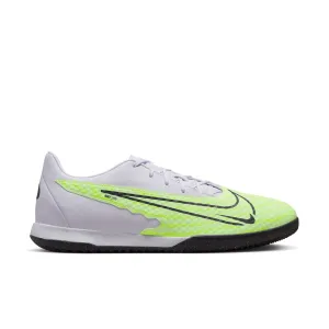 Nike Phantom GX Academy IC Indoor Soccer Shoes - BarelyVolt/Grey/Grape