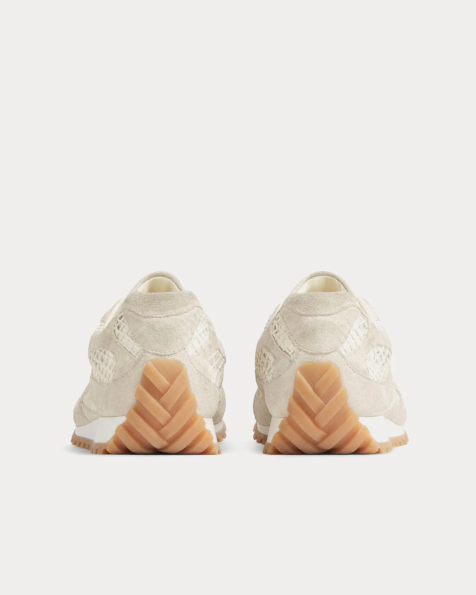Orbit Suede & Mesh Sea Salt Low Top Sneakers