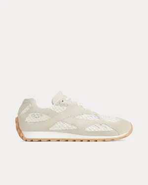 Orbit Suede & Mesh Sea Salt Low Top Sneakers
