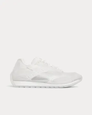 Orbit Transparent Technical Rubber & Mesh Glass / White Low Top Sneakers