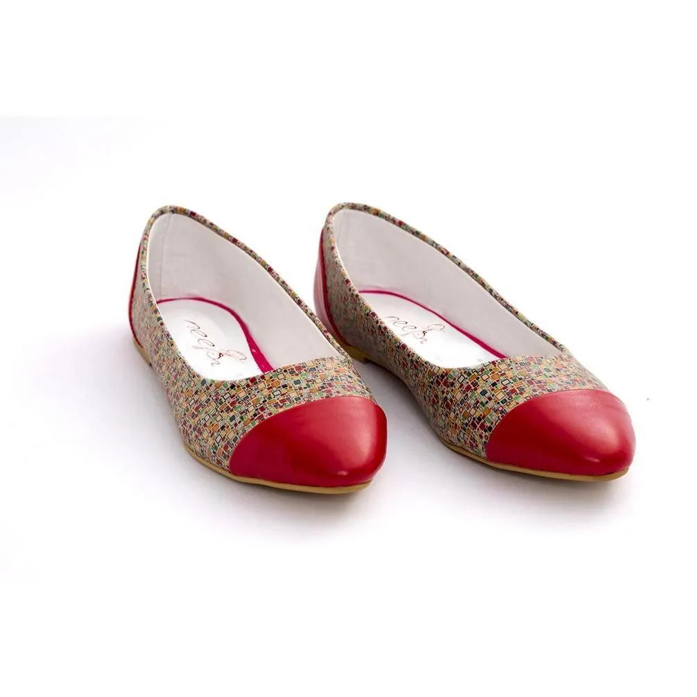 Pattern Ballerinas Shoes NMS103