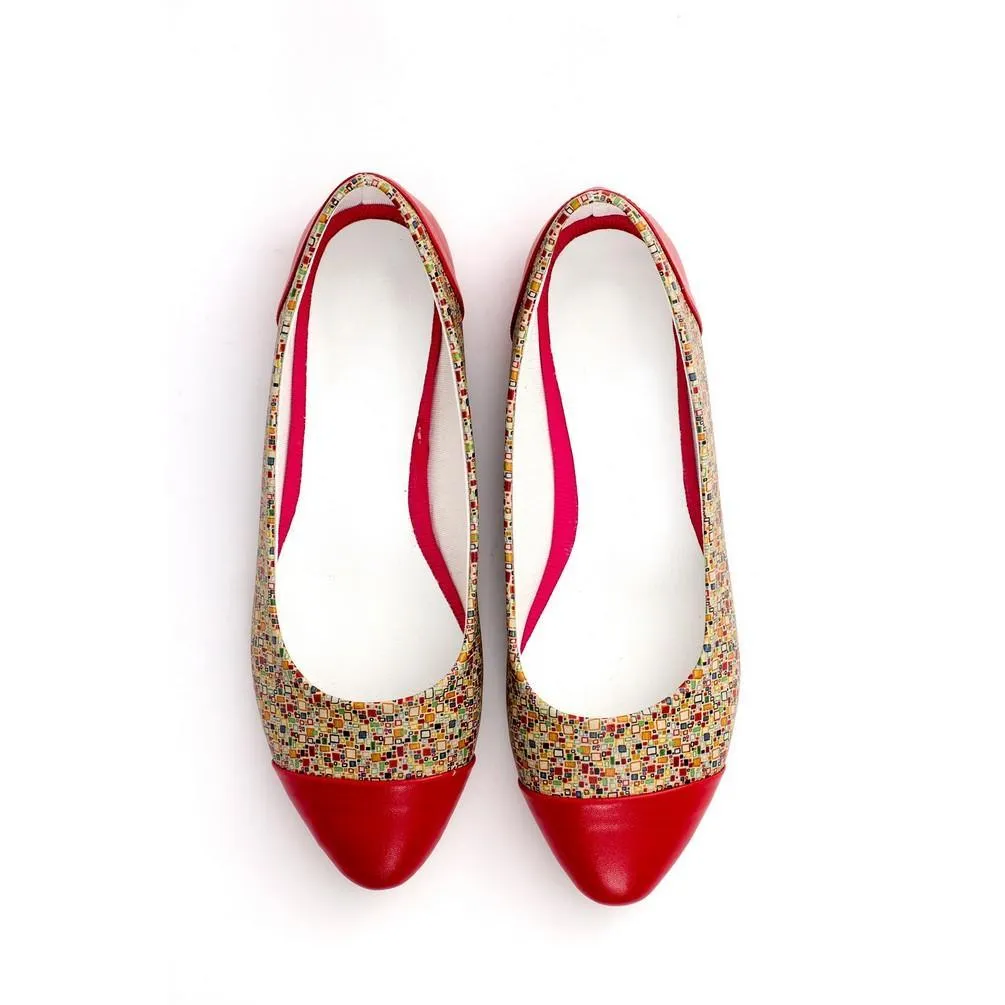 Pattern Ballerinas Shoes NMS103