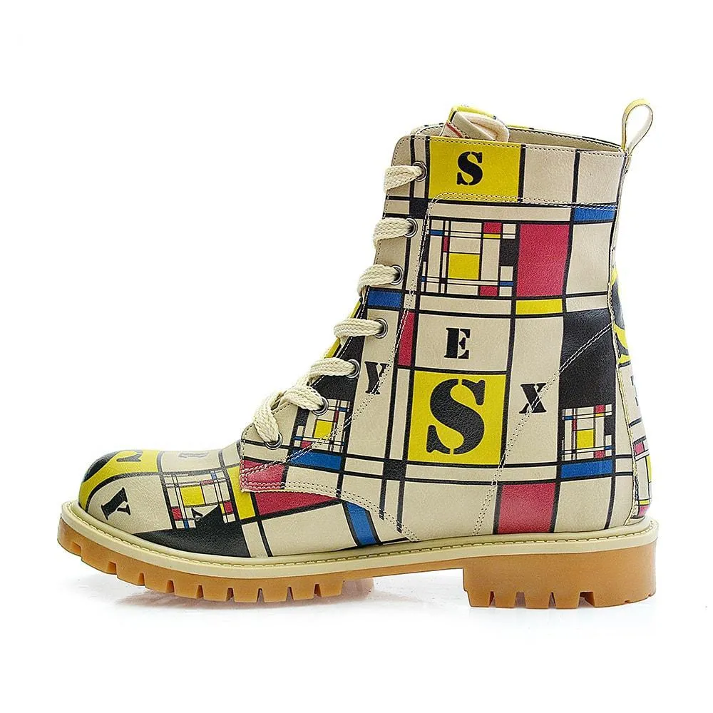 Pattern Long Boots TMB1027