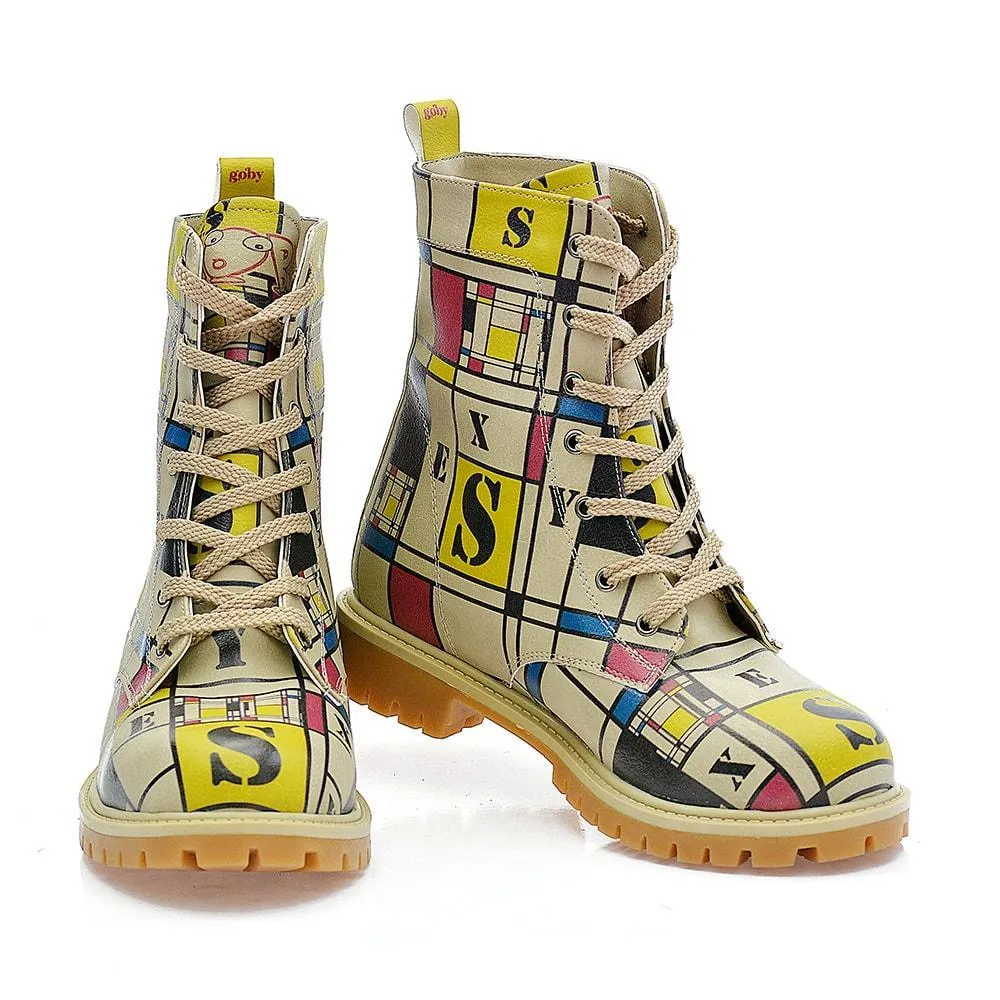 Pattern Long Boots TMB1027