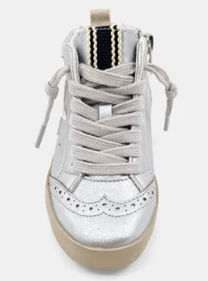 Paulina Toddler - White / Silver