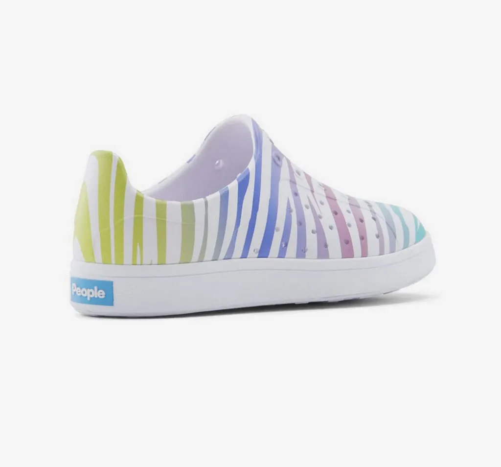 People Footwear Rainbow Zebra Print Water Shoe
