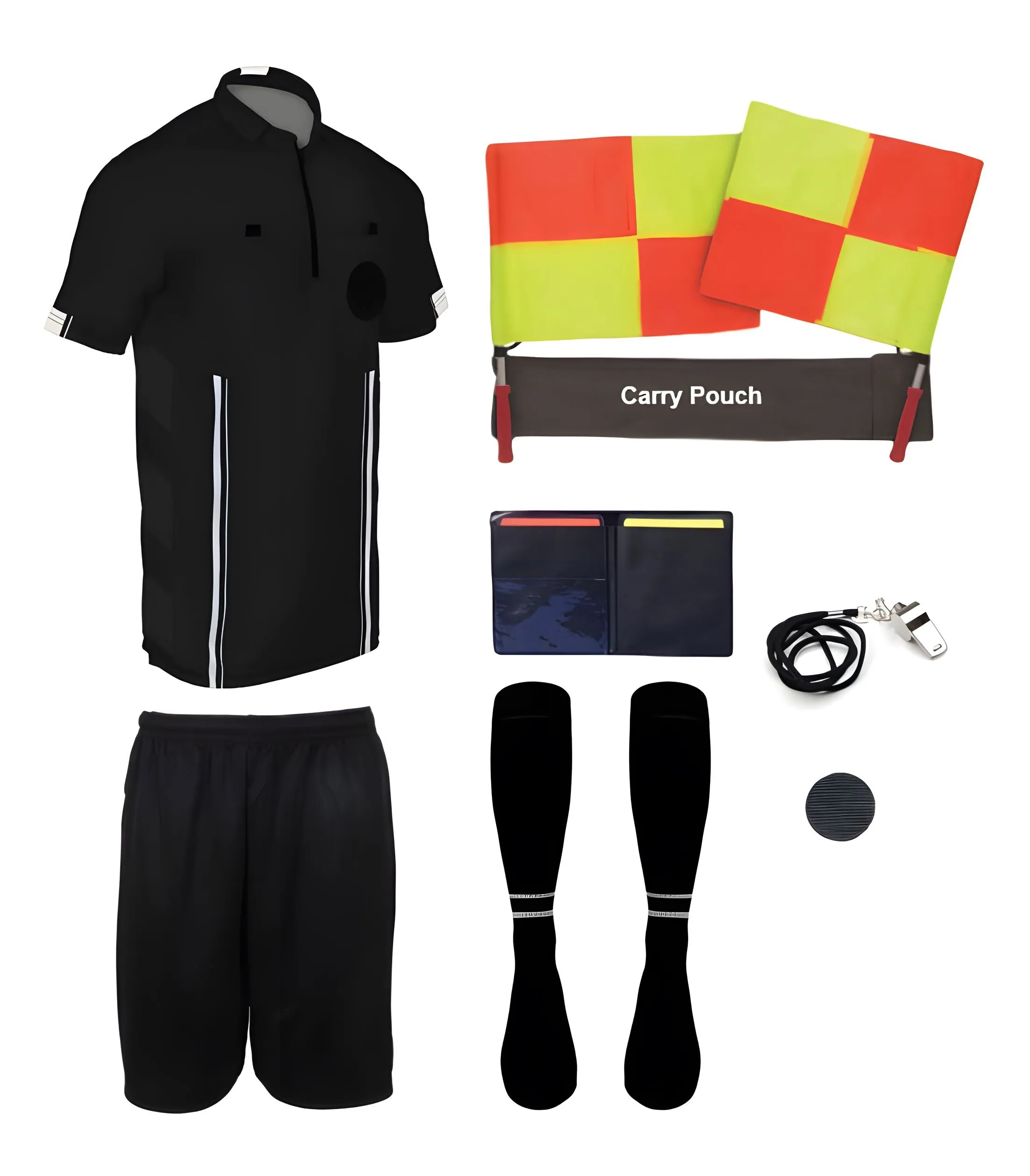 Pro Soccer Referee Uniform – 9 Piece Essentials Ref Pack