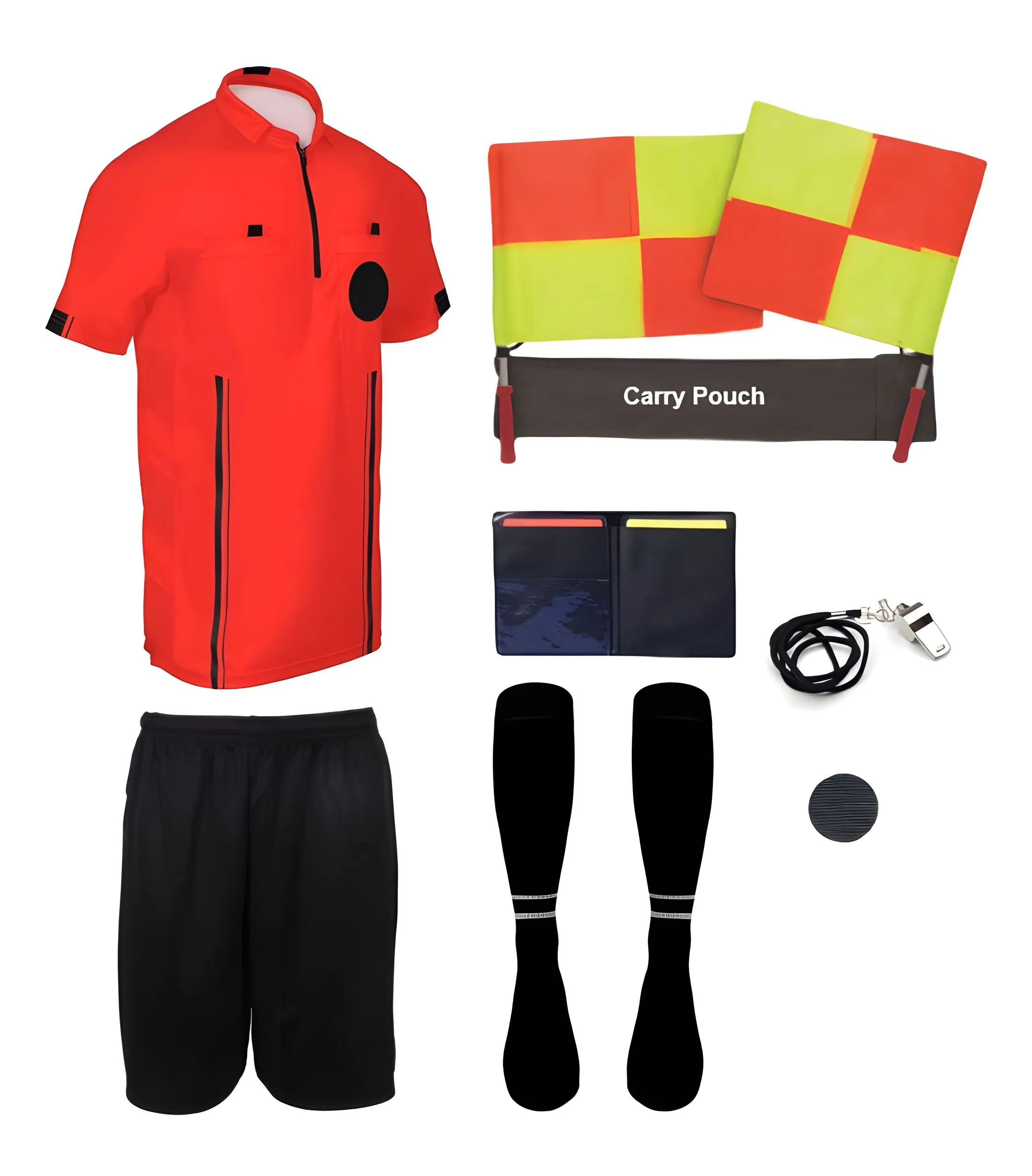 Pro Soccer Referee Uniform – 9 Piece Essentials Ref Pack