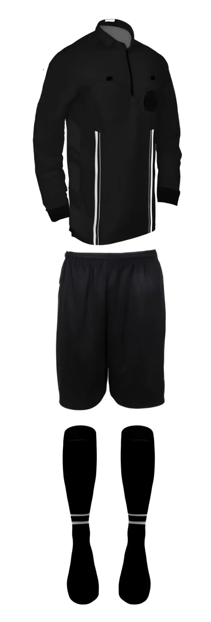 Pro Soccer Referee Uniform Full Sleeve – 3 Piece Basics Ref Gear