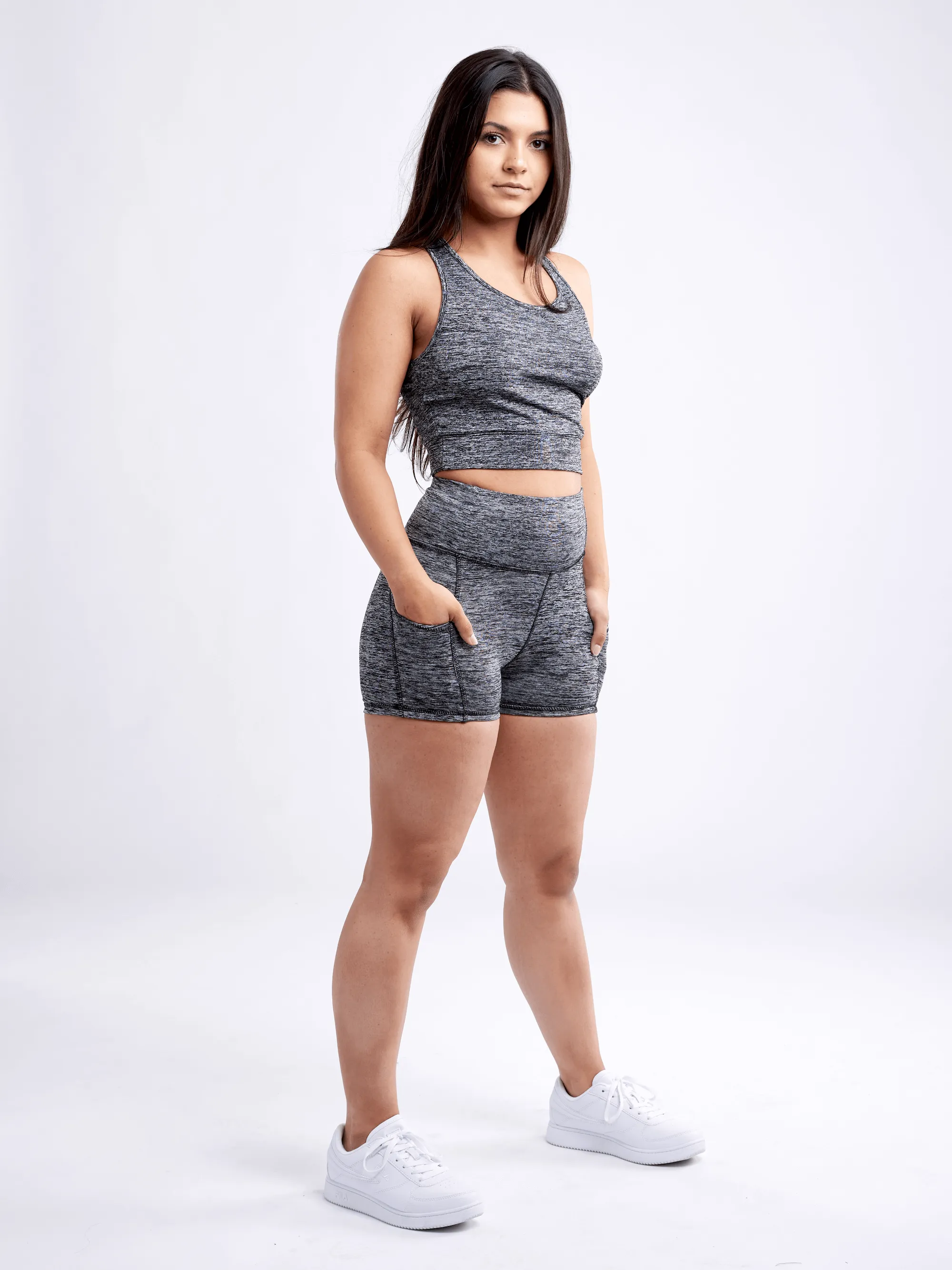 Racerback Lightweight Training Crop Tank Top