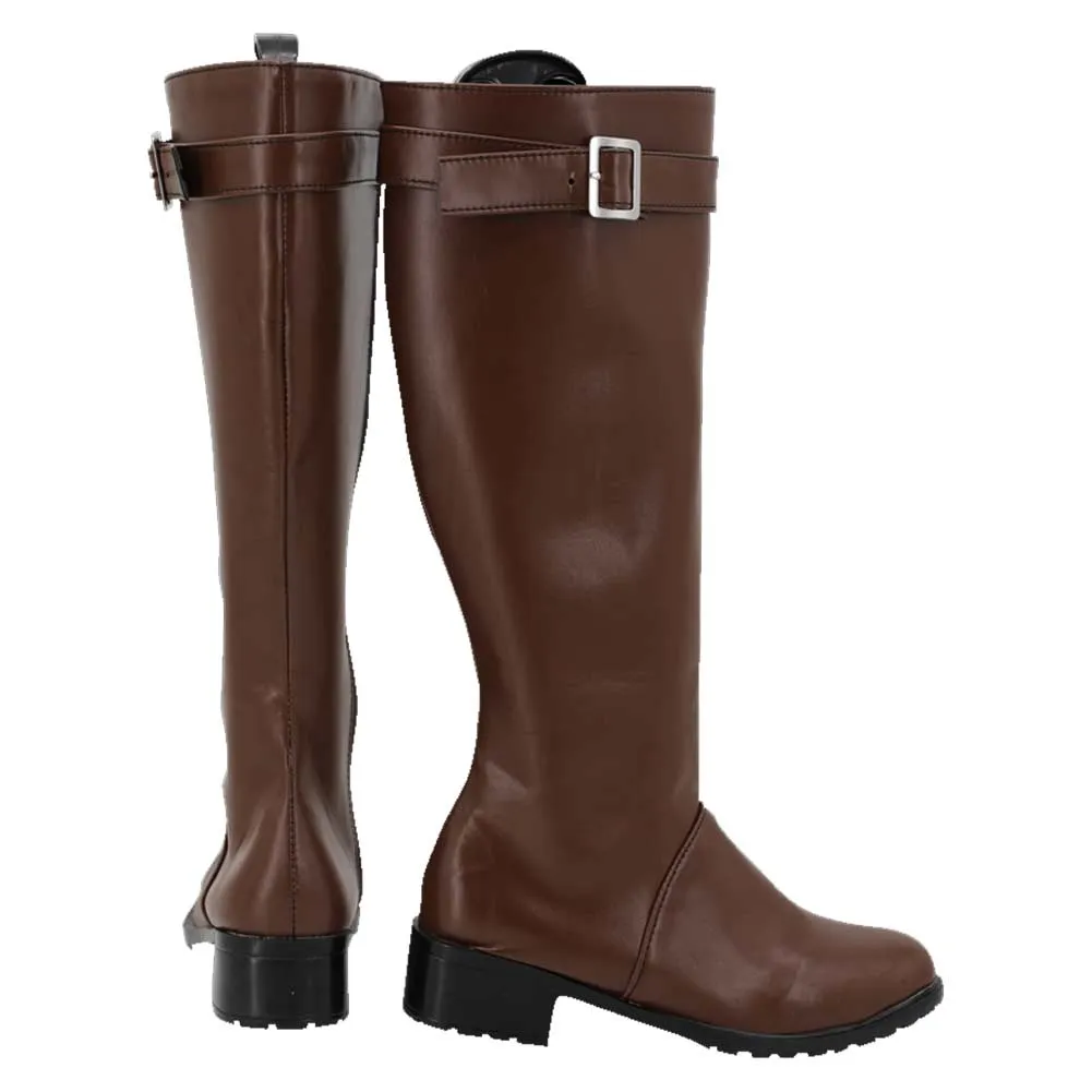 RE 4 Ashley Graham Cosplay Shoes Boots Halloween Costumes Accessory Custom Made