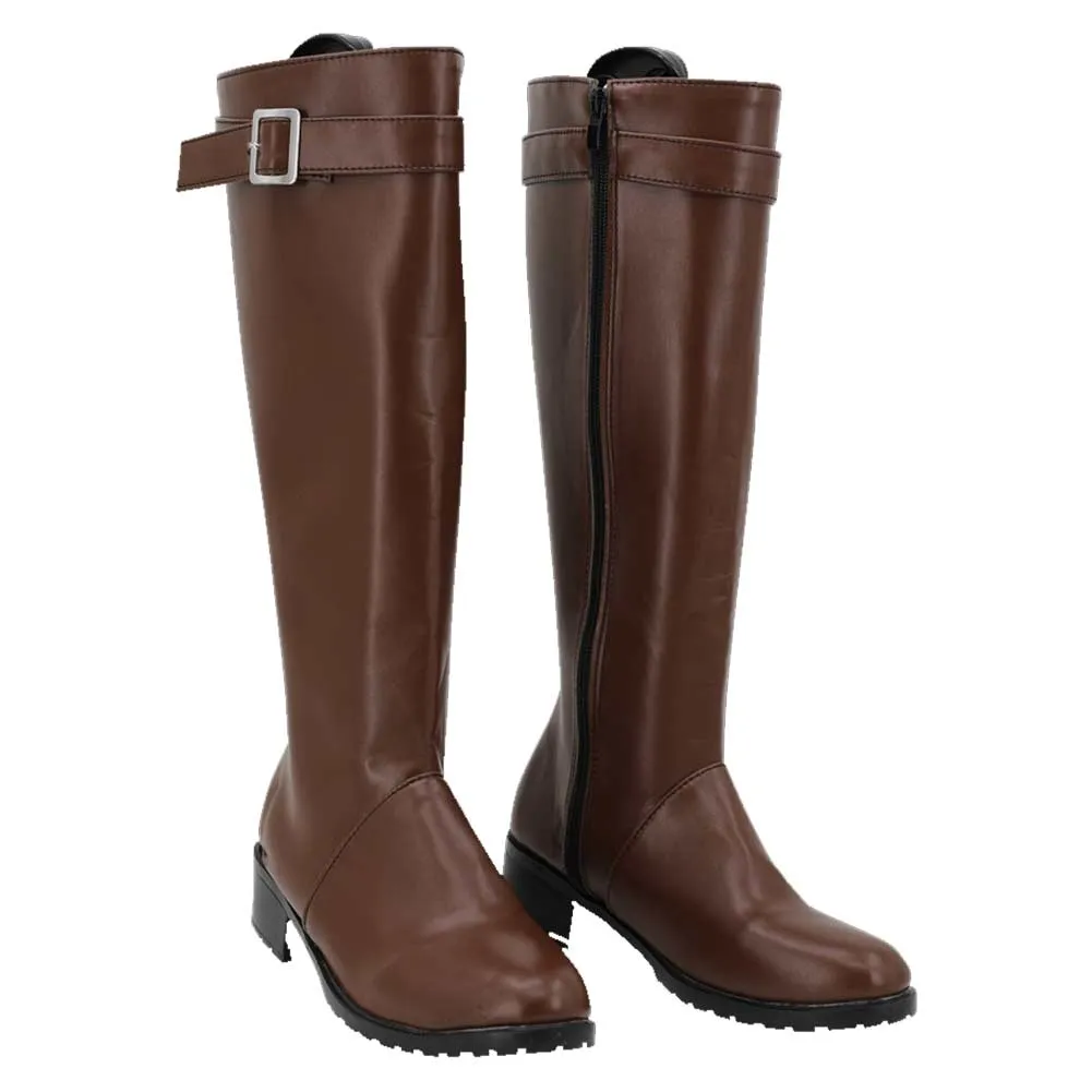 RE 4 Ashley Graham Cosplay Shoes Boots Halloween Costumes Accessory Custom Made