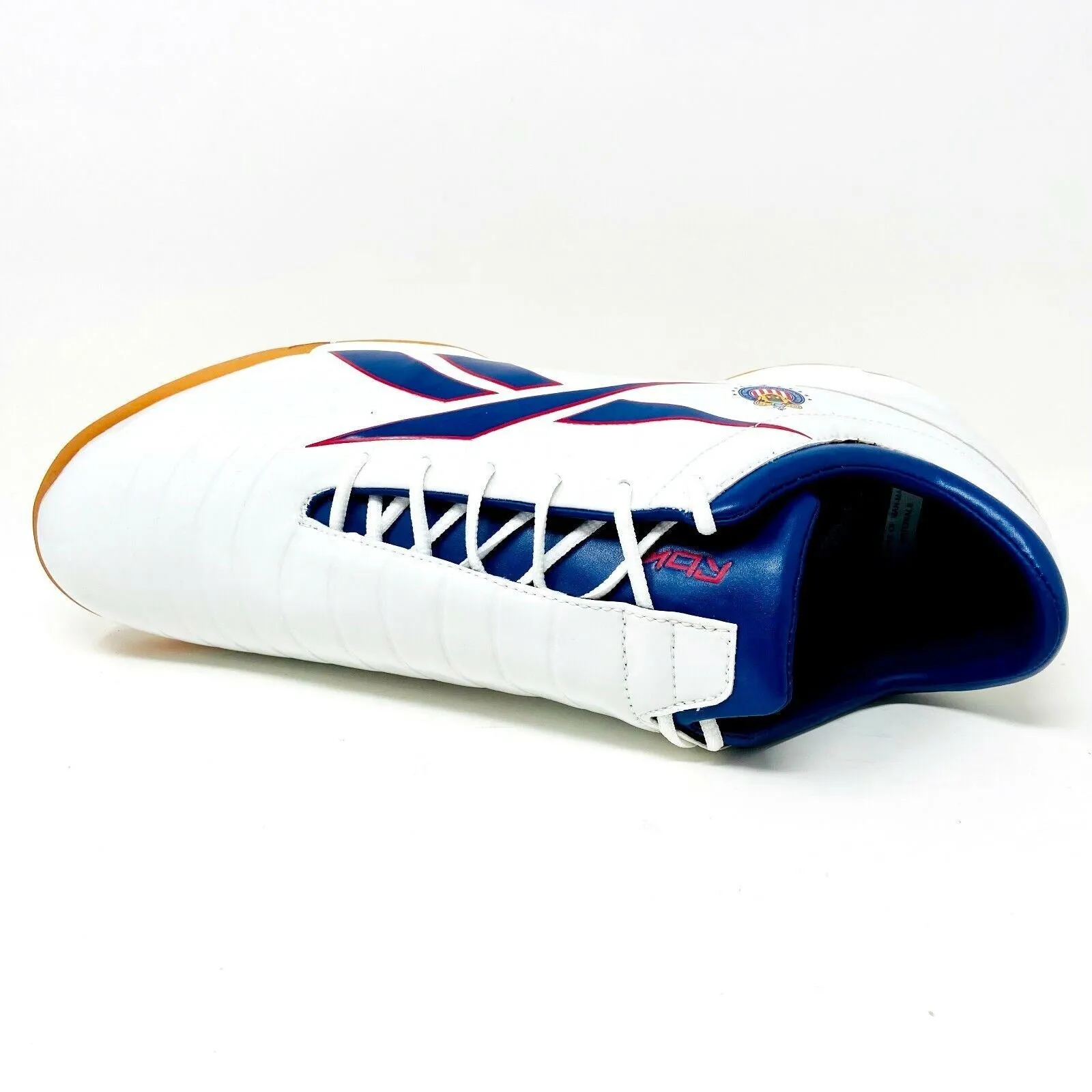 Reebok Chivas Sprint Fit White Navy Red Mens Indoor Soccer Sport Shoes 19 707439