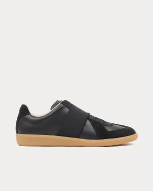 Replica Elasticated Band Black Low Top Sneakers