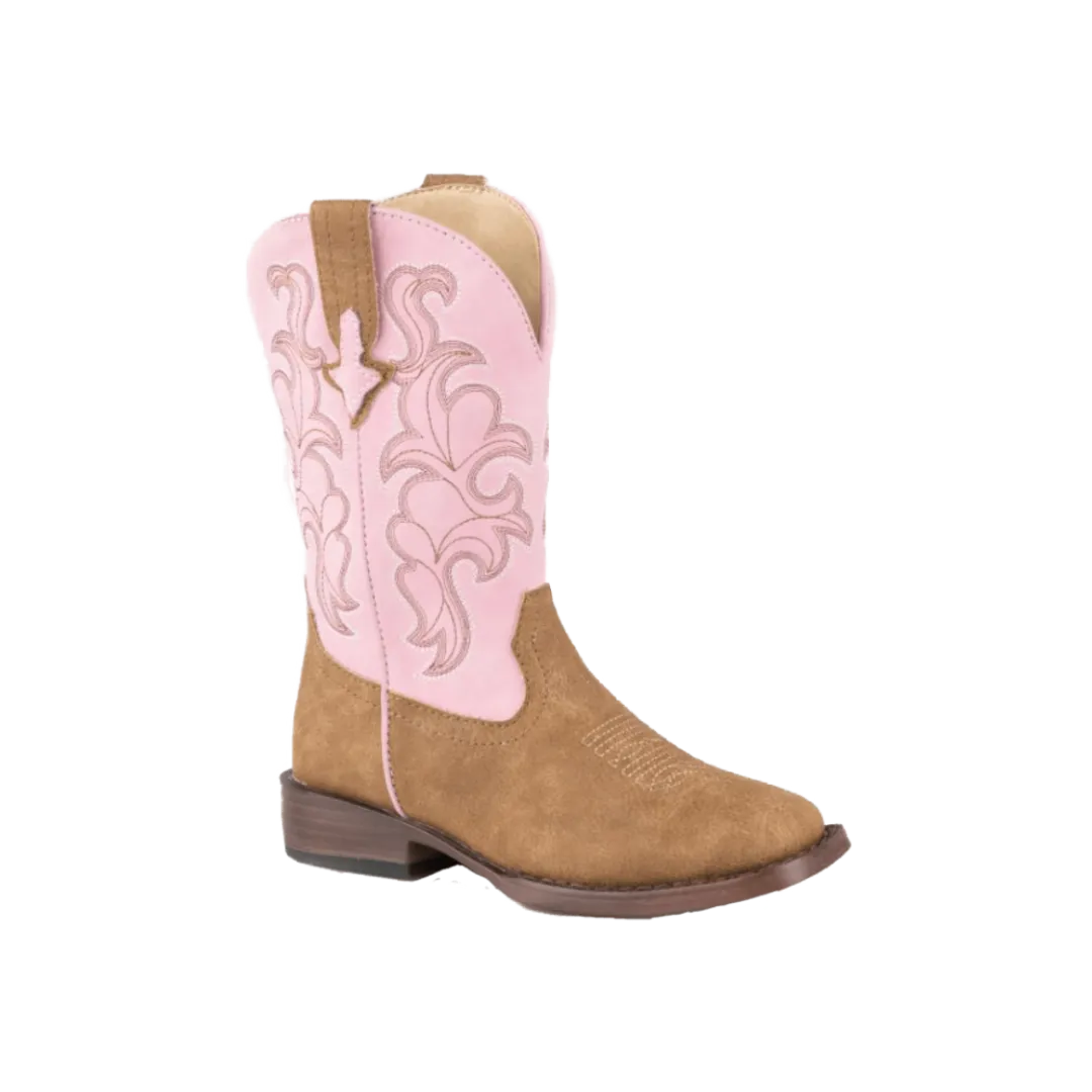 Roper Footwear Kid's Pink Cowboy Boots