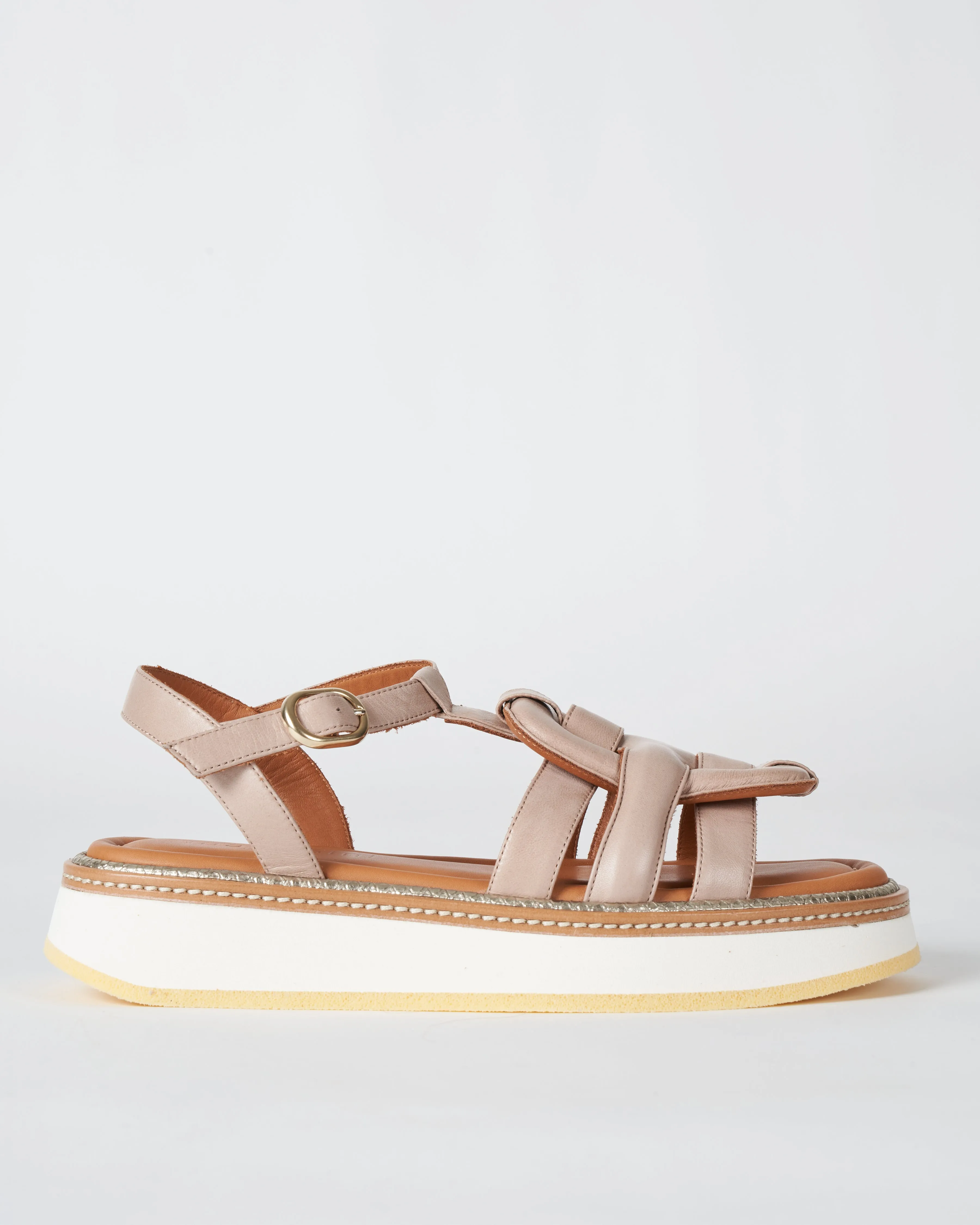 sandal - seta avorio