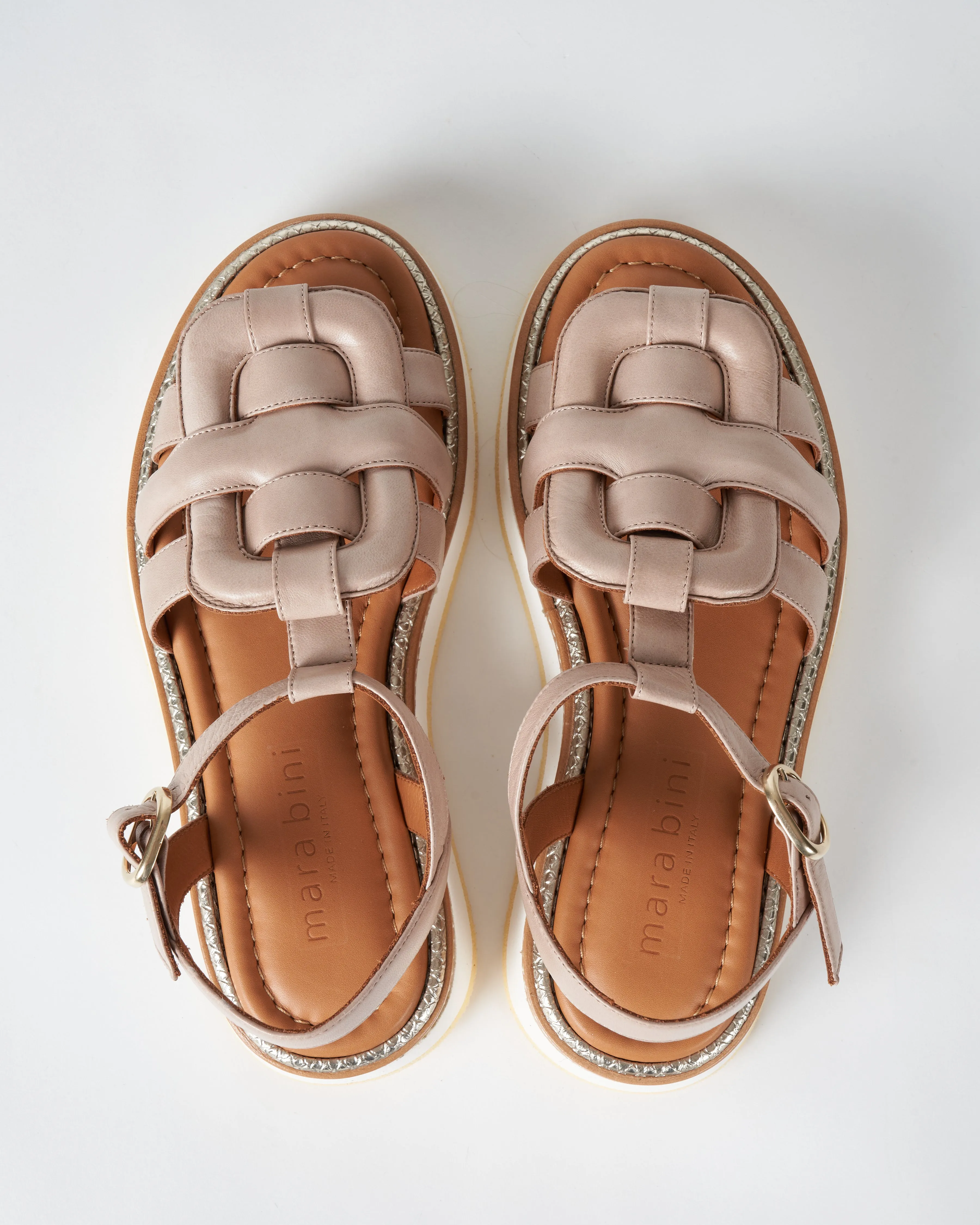 sandal - seta avorio