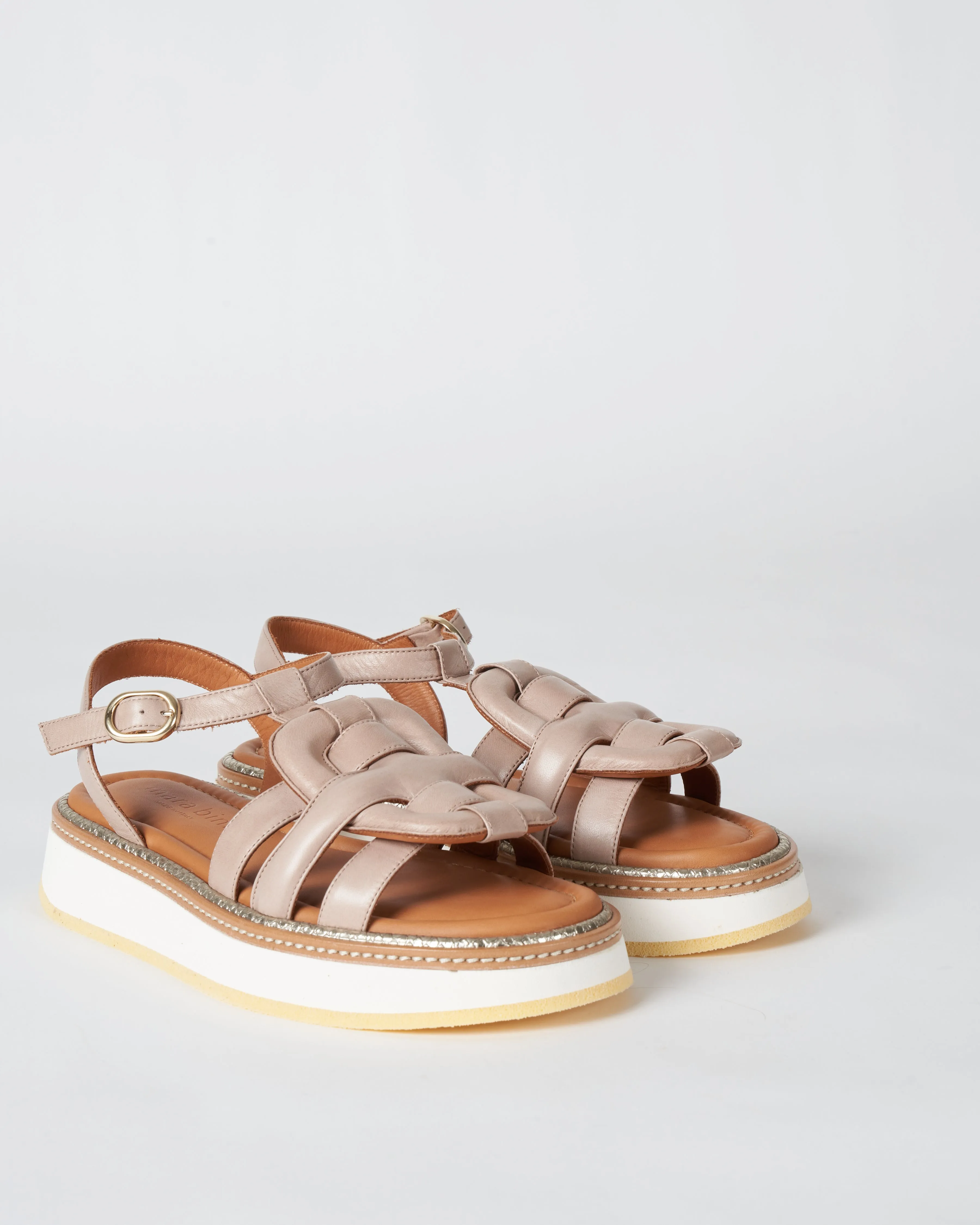 sandal - seta avorio