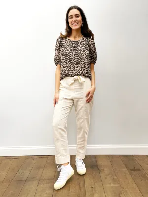SEC.F Selene Track Trousers in White Swan