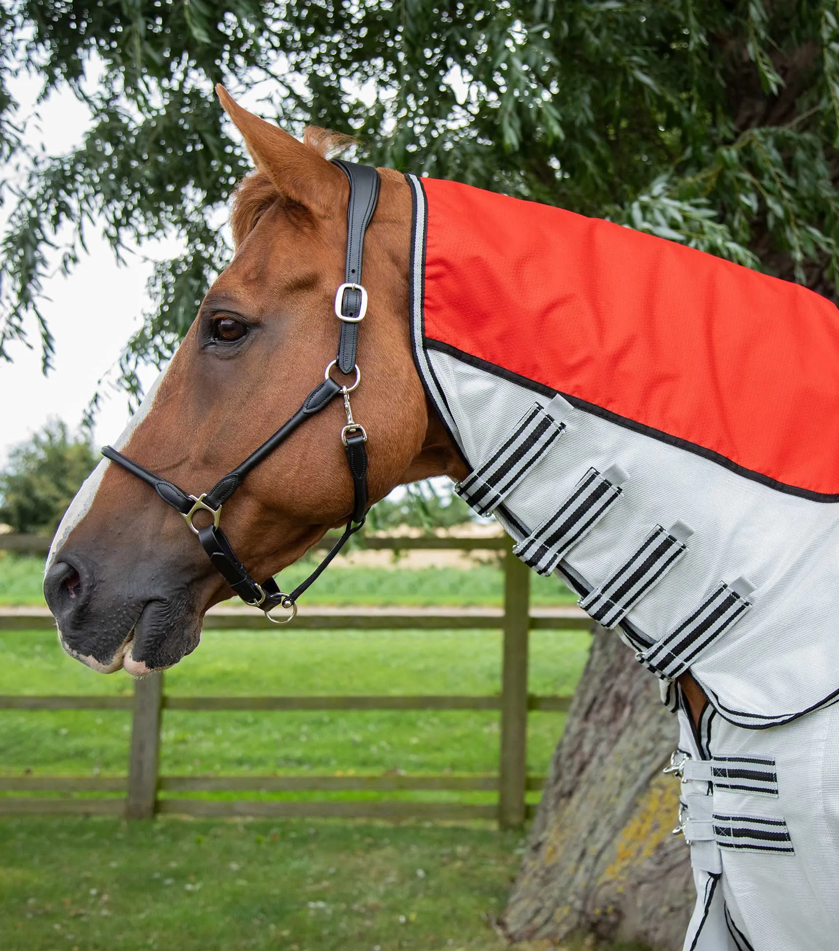 ShowerTex Fly Rug with Surcingles Red