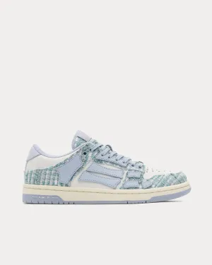 Skel-Top Boucle Grey / Blue Low Top Sneakers
