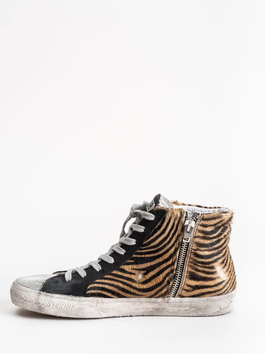 slide hightop sneaker