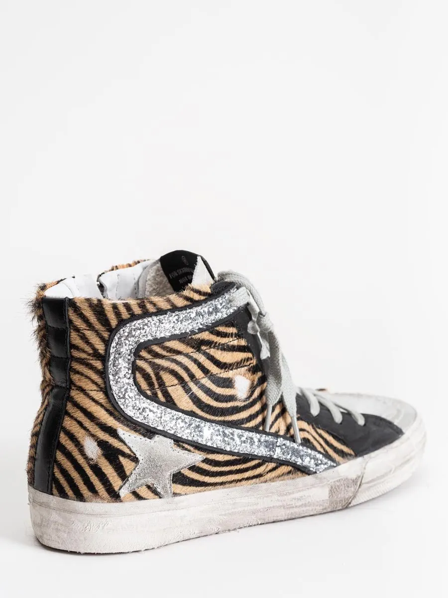 slide hightop sneaker
