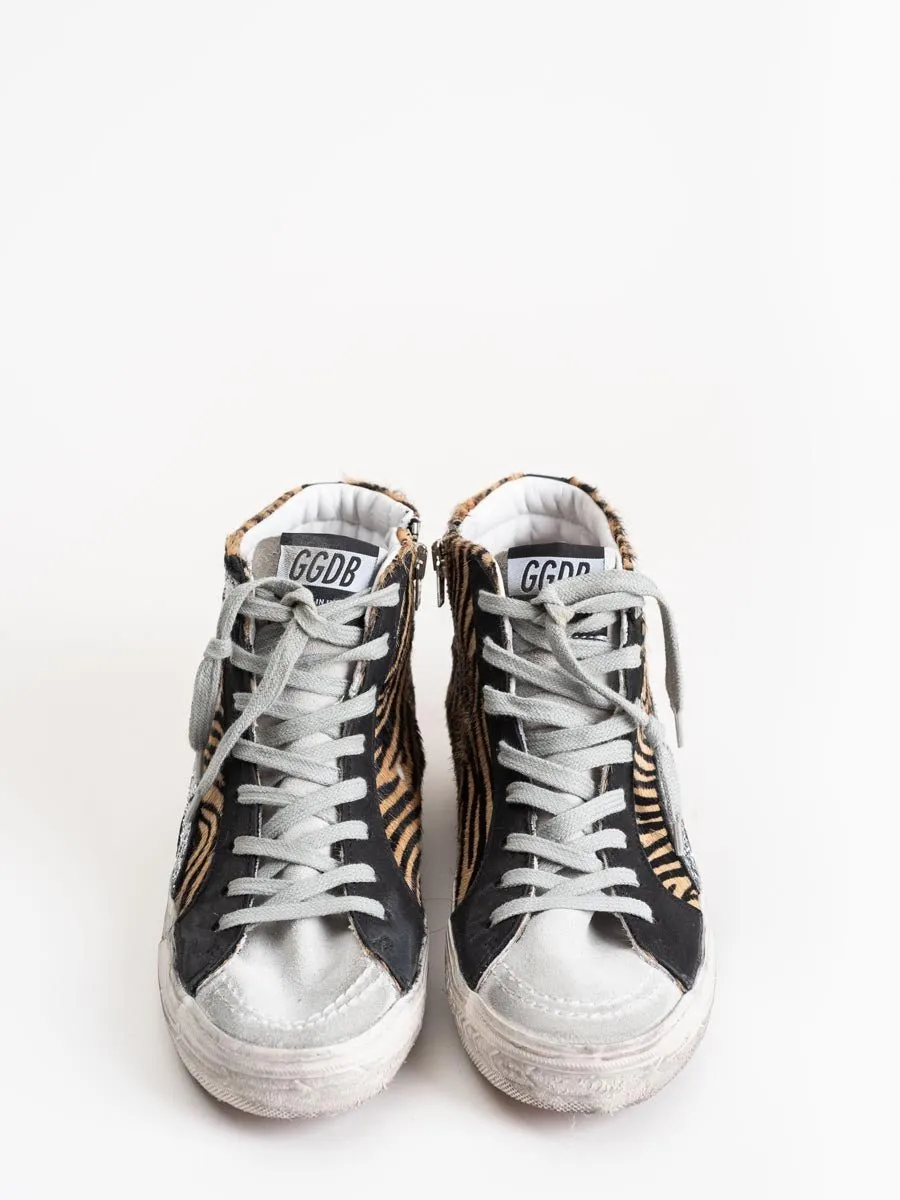 slide hightop sneaker