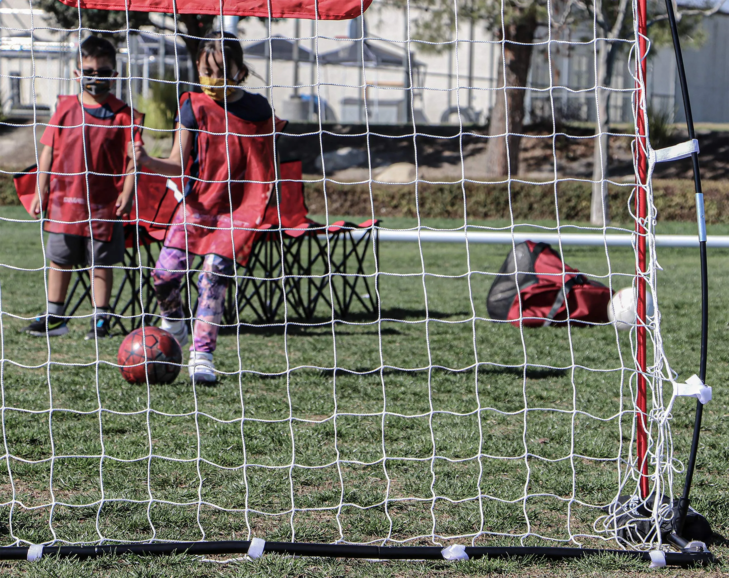 Soccer Goal | Lightweight Frame Ultra-Portable | Included Sandbag