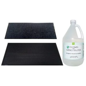 Stayfresh Canada Disinfecting Bundle (Indutrial Grade Disinfecting Floor Mat   Drying Mat   1 Gallon Antibacterial Floor Solution)