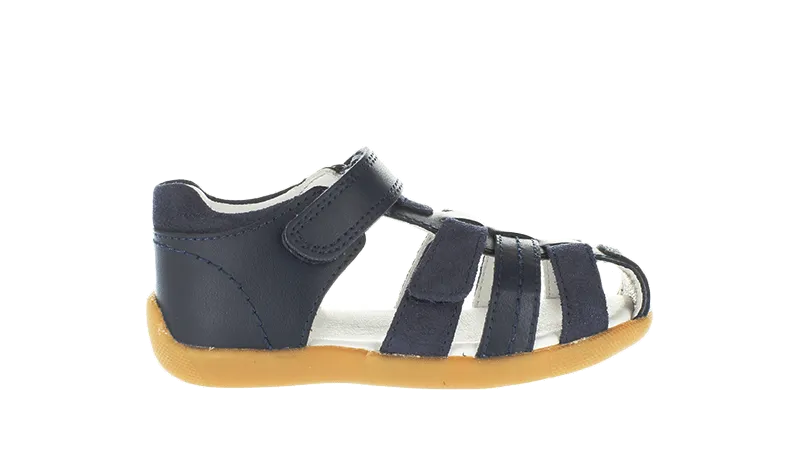 Surefit Alex II Navy Leather Sandals