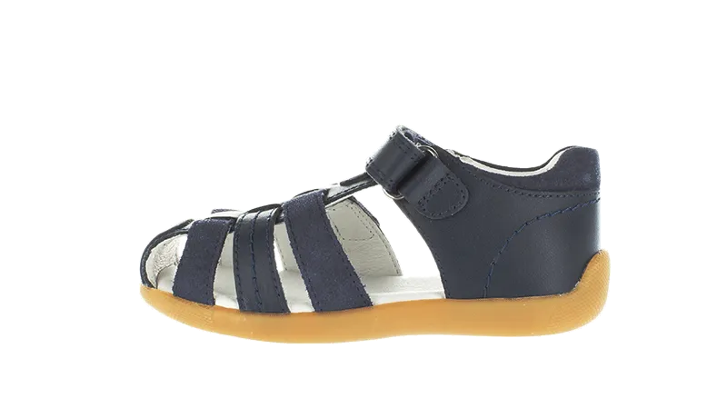 Surefit Alex II Navy Leather Sandals