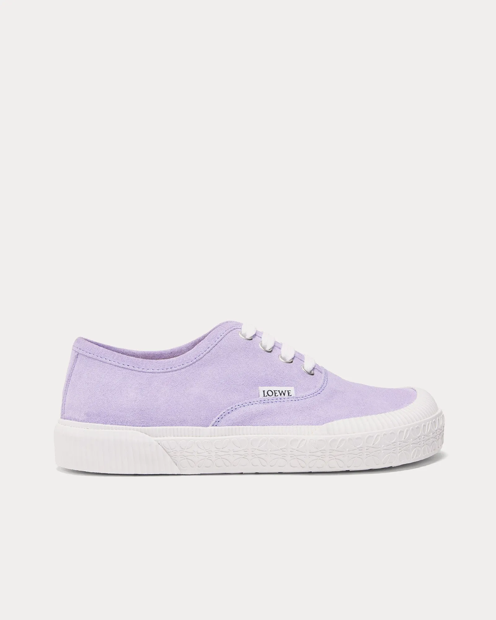 Terra Vulca Suede Lace-Up Lilac Low Top Sneakers