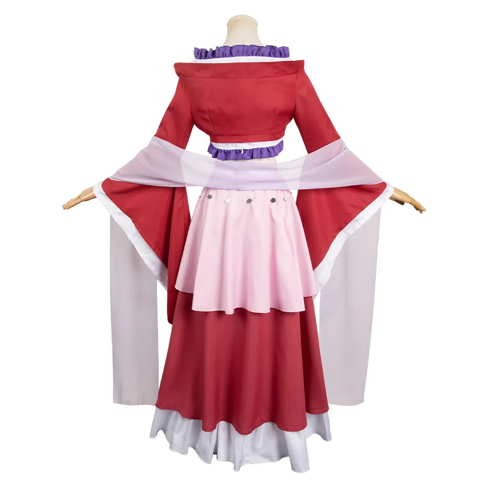 The Apothecary Diaries Maomao Women Red Dress Set Party Carnival Halloween Cosplay Costume