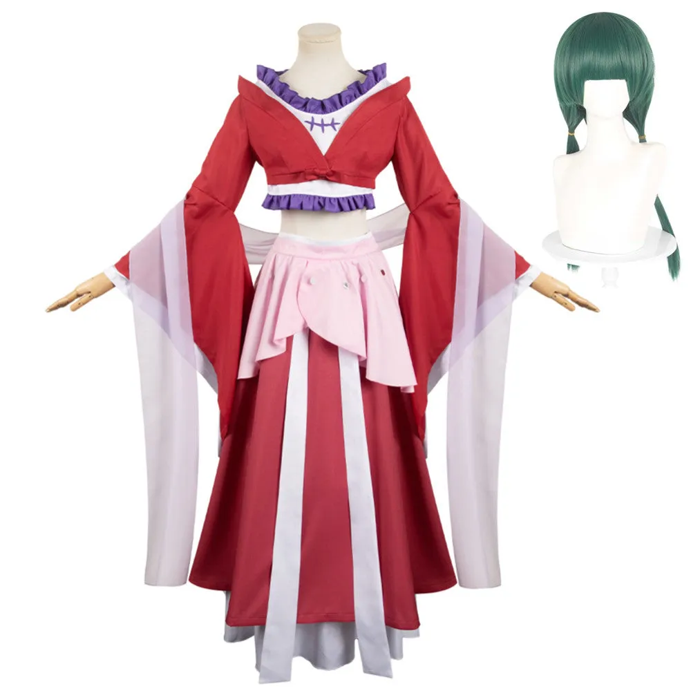 The Apothecary Diaries Maomao Women Red Dress Set Party Carnival Halloween Cosplay Costume