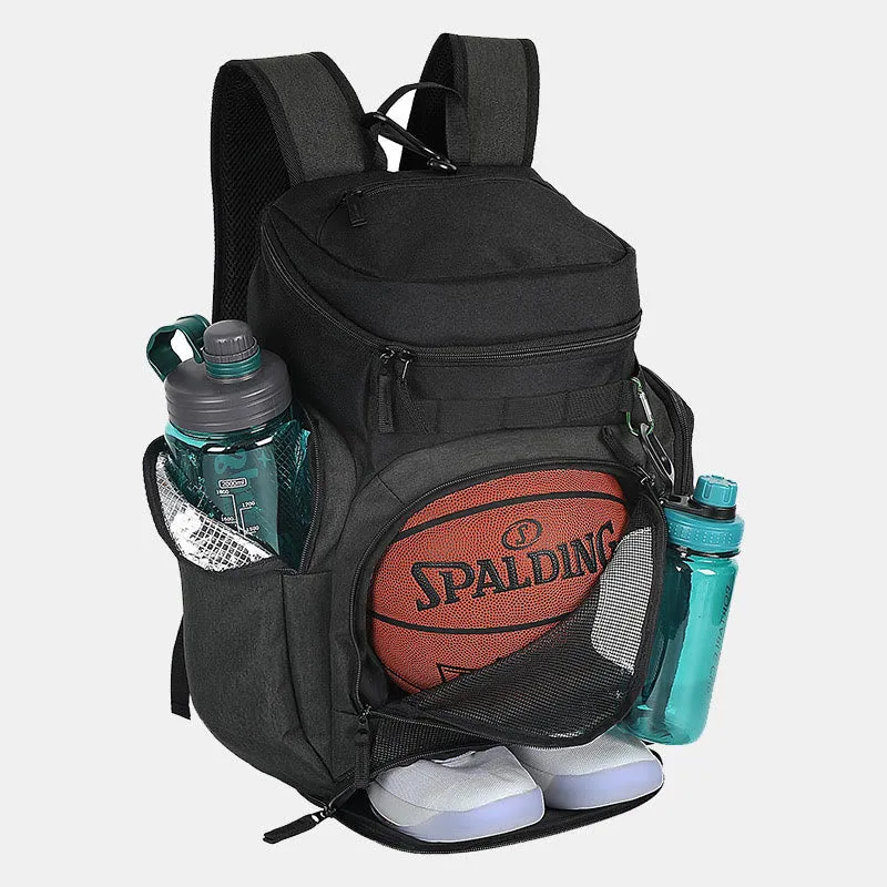 Unisex Soccer Basketball Backpack Sport Backpack with Shoe Compartment