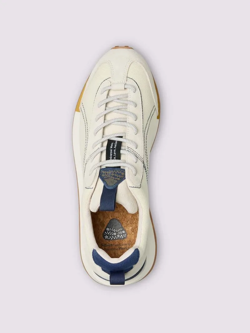 Universal Works X Flower Mountain Asuka White Shoes