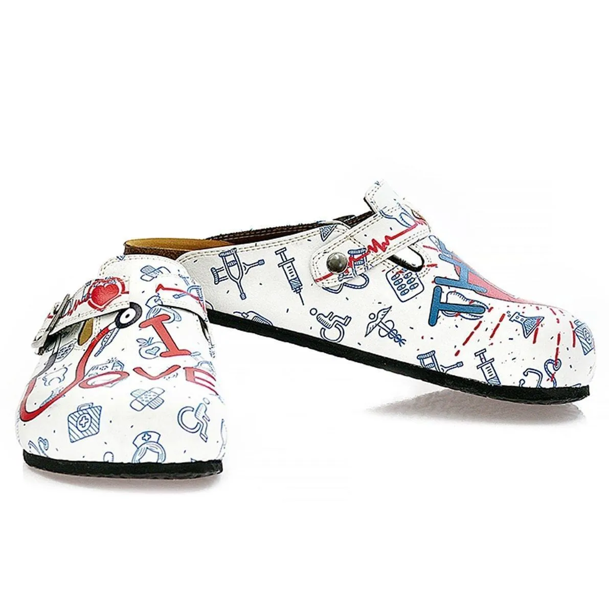 White Doctor Clogs WCAL325