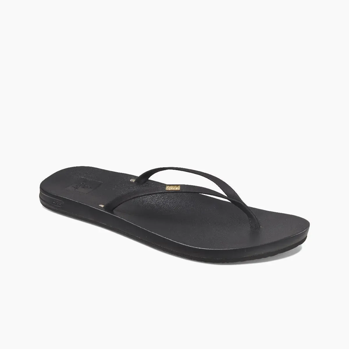 Women’s Cushion Slim – Chic, Lightweight Comfort with Gold Detail