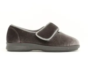 Womens Lightweight Nellie Grey Slippers