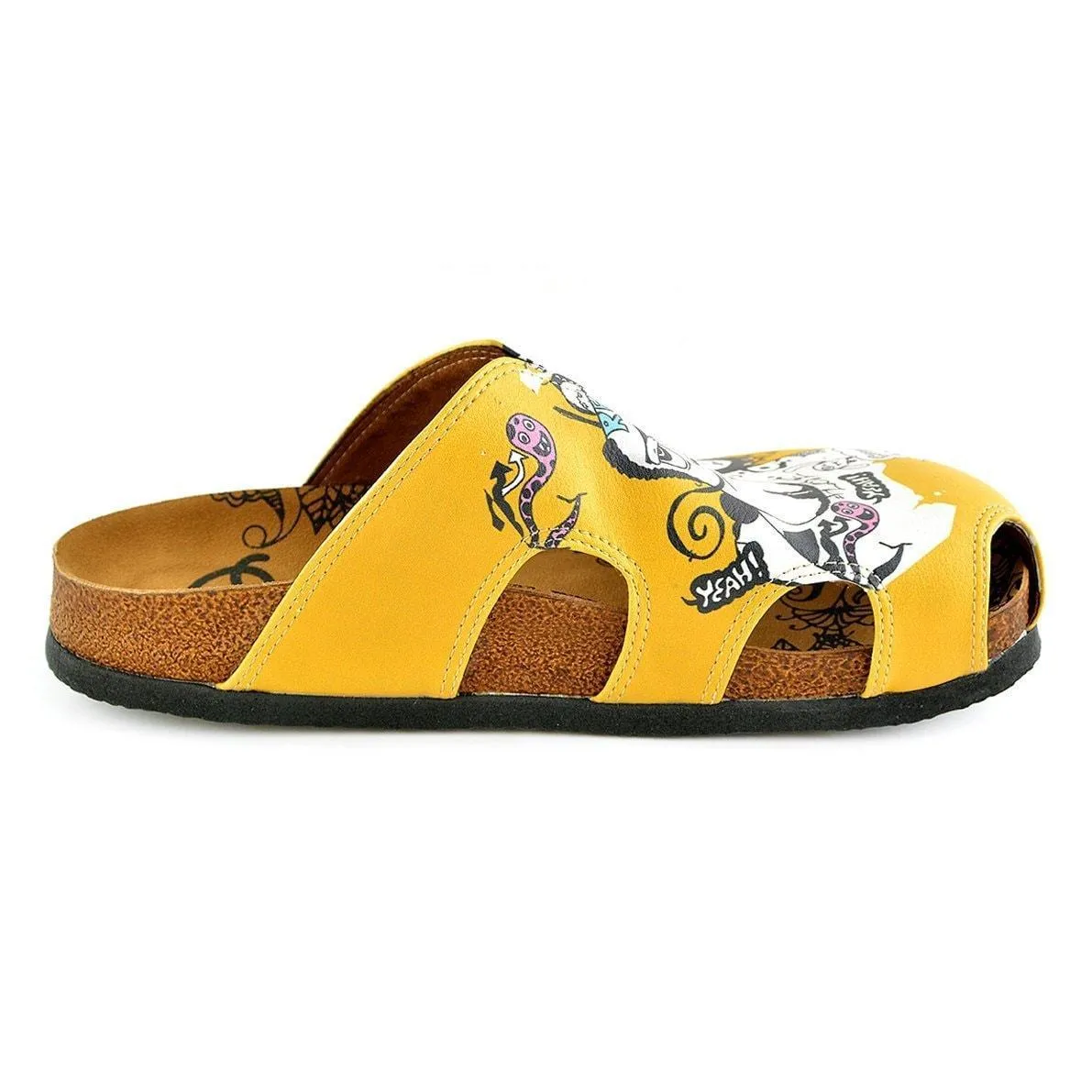 Yellow Joy Clogs WCAL606