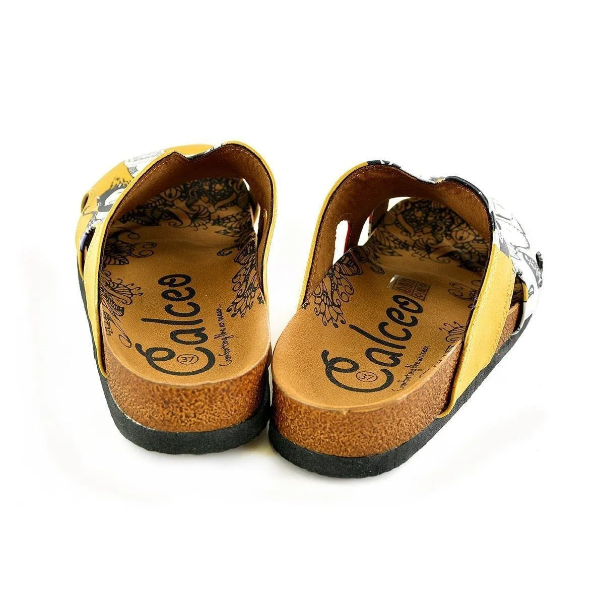 Yellow Joy Clogs WCAL606
