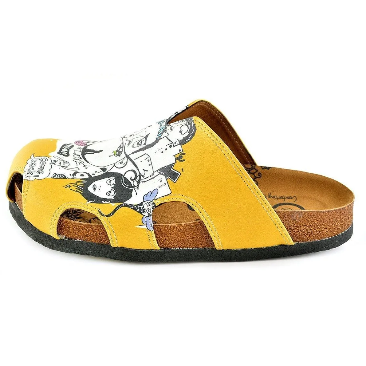 Yellow Joy Clogs WCAL606
